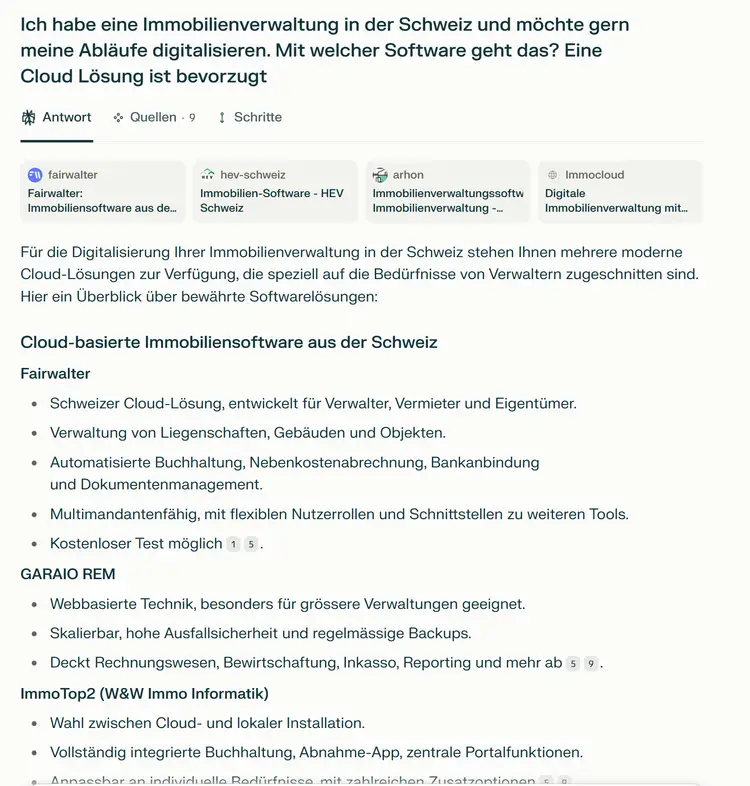 Perplexity AI Screenshot Fairwalter Win